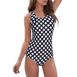one piece bathing suit for women front cross athletic tummy control swimsuits v neck slimming swimwear