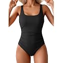 One Piece Swimsuit for Women Ribbed Tummy
