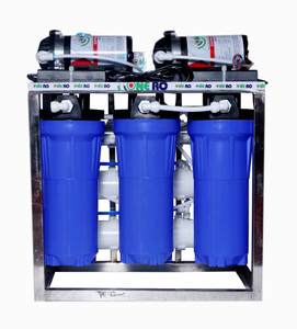 one ro 25 lph commercial ro water purifier plant double purification stainless steel with tds adjuster 25 litre tap mount water filter