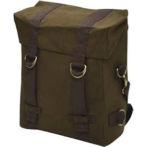 one side heavy duty bag 20ltr compatible with re all bikes 350500cc one-side brown jute motorbike bag 20 l brown