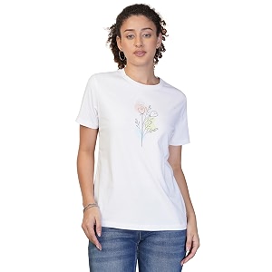 ONE SKY Round Neck T Shirts for