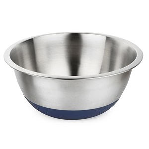 a-one stainless steel mixing bowl with anti-skid basedurable stainless steel bowls for easy storage 24cm silver