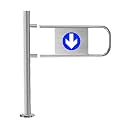 One-Way Spring-Loaded Swing Gate, Automatic Rebound Entrance Gate for Passage &amp; Hallway, 1.64 x 3.18ft Safety Closure System, Easy Install &amp; Durable Design