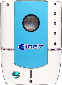 one 7 ro water purifier with mineral cartridge filter 12 l ro  uv  uf  tds control water purifier blue