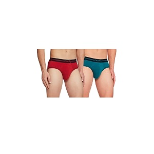 one8 by virat kohli men39s solid brief pack of 2 203f_brick redsea green_x-large