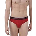 ONE8 by Virat Kohli Men's Solid Brief (202_Red_Medium)