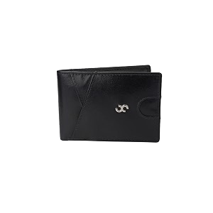 one8 by virat kohli premium leather lightweight credit card holder wallet with rfid blocking lining for men perfect for gifting purposes - black