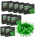 One94Store 36 Ft Green LED Pixel String Lights | 360° Decorative Serial Lights with Flexible Copper Wire for Diwali, Christmas, Wedding, Party &amp; Home Décor | Fairy Lights | Pack of 10