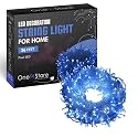 One94Store LED Pixel String Light Pack of 1 – 36 Ft Copper Wire Fairy Lights, Bright Blue Decorative Lights for Diwali Decoration, Home Décor, Pooja, Festival, Christmas, Wedding &amp; Party