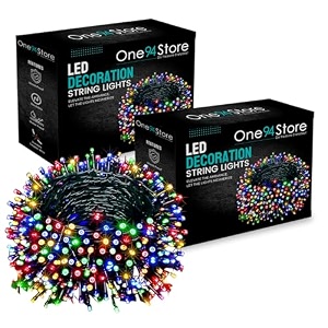 one94store led pixel string light pack of 1  36 ft copper wire fairy lights bright multicolor decorative lights for diwali decoration home dcor pooja festival christmas wedding amp party