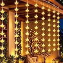 One94Store Diya Curtain Fairy Lights 80 LED