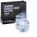 One94Store LED Pixel String Light Pack of 10 – 36 Ft Flexible Copper Wire Fairy Light with 360° Bright Green LED Bulbs, Decorative Pixel Series for Home, Diwali, Christmas, Wedding &amp; Party Decoration