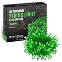 One94Store LED Pixel String Light Pack of 1 – 36 Ft Copper Wire Fairy Lights, Bright Green Decorative Lights for Diwali Decoration, Home Décor, Pooja, Festival, Christmas, Wedding &amp; Party