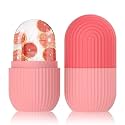 Onefire Ice Roller For Face, Neck and Body | For Puffy Eyes, Easy to Use and Carry | Unbreakable and Reusable | Glowing and Clear Skin(Pink)