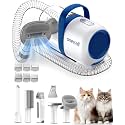 oneisall 6 in 1 Cat Grooming Vacuum Quiet with Clipper Paw Trimmer & Brush