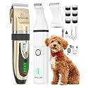 oneisall Dog Clippers and Paw Trimmer Kit for Small Large Dogs Cats
