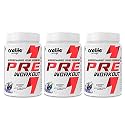 Onelife Hypercharge Pre Workout Powder Powered with Citrulline, Beta-Alanine, Taurine, Caffeine for Performance &amp; Endurance, Pumps Muscle Strength &amp; Reduces Fatigue, Flavour Blueberry 200gm Pack Of 3