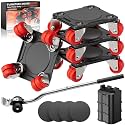 ONEON Heavy Duty Furniture Movers with Wheels &amp; Lifter (8 Dual Wheels)