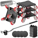 ONEON Heavy Duty Furniture Movers with Wheels &amp; Lifter (5 SGL Wheels)