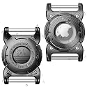 ONEONTA for Airtag Dog Collar Holder 2 Pack | Airtag Dog Waterproof - Airtag Holder for Dog Collar with Removable Metal Loop, Sturdy TPU,Lightweight,Compact Size,Fit 1" Width Collar,Airtag 1st,2nd Gen
