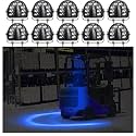 ONERAY Forklift Lights, Blue Arc LED Safety Warning Halo Light, 10Pack, 40W