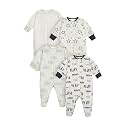 ONESIES Brand Baby Boys Sleepers 4-Pack Footies