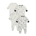 ONESIES Brand Baby Boys Sleepers 4-Pack Footies