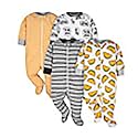 ONESIES Brand Baby Boys Sleepers 4-Pack Footies