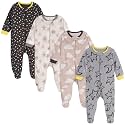 ONESIES Brand Baby Boys Sleepers 4-Pack Footies