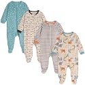 ONESIES Brand Baby Boys Sleepers 4-Pack Footies