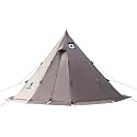 OneTigris Rock Fortress Hot Tent with Stove Jack, 4 Season, 4-6 Person Tipi for Camping, Backpacking, Hunting, Fishing - Waterproof, Wind-Proof