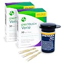 OneTouch Verio Test Strips for Blood Glucose Meter, 30 Count, 2 Pack