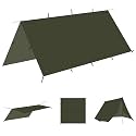 Onewind 10×10ft Waterproof Camping Tarp, Ultralight Silnylon Tarp Shelter