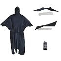 onewind Hooded Rain Poncho, Waterproof Silnylon Versatile Survival Shelter