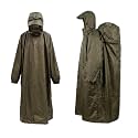 onewind Hooded Rain Poncho, Waterproof Silnylon Versatile Survival Shelter