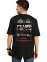 oneXzero Graphic Print Men Crew Neck Black
