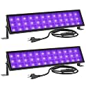 Onforu 72W Black Light Bar, LED Blacklight for Party, 2 Pack