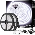 Onforu LED Strip Lights, 65.6ft Dimmable Daylight White for Under Cabinet