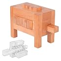 Onietoiy Unique 671-Step Extreme Difficulty Wooden Brain Teaser Puzzle Toy