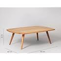 ONIJA Solid Sheesham Wood Center Tables Coffee Table for Living Room | Termite Free | Wooden Center Tables Coffee Table Living Room Natural Finish