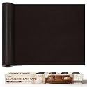 ONine Leather Repair Patch，Leather Repair Tape, 16 x 48 inches Leather Repair Patch for Furniture,Vinyl Repair kit，Leather Couch Patch，for Sofas, Furniture, car Seats(Black Brown)