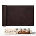 ONine Leather Repair Patch，Leather Repair Tape, 8 x 48 inches Leather Repair Patch for Furniture,Vinyl Repair kit，Leather Couch Patch，for Sofas, Furniture, car Seats(Dark Brown)