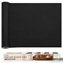 ONine Leather Repair Patch，Leather Repair Tape, 16 x 48 inches Leather Repair Patch for Furniture,Vinyl Repair kit，Leather Couch Patch，for Sofas, Furniture, car Seats(Black)