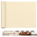 ONine Leather Repair Tape,Self Adhesive Leather Repair Patch,Leather Patches for Furniture,Sofa,Car Seats,Office Chair. Vinyl Repair Kit 16x48in(White Khaki)