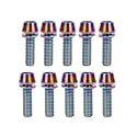 ONIPAX Tapered Hex Bolts with Washers M5x20mm Rainbow