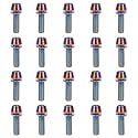 ONIPAX Tapered Hex Bolts with Washers M5x20mm Rainbow