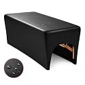 Onism Lash Bed Cover for Eyelash Extensions, Massage Table Cover, Black