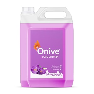 liquid detergent 5 litre for top load and front load with french lavender fragrance detergent liquid for washing machine - 5 ltr