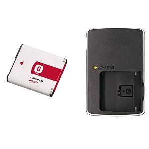 onkliq combo of np-bg1 battery capacity of 960mah with bc-csg camera battery charger