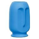 Modern Decorative Ceramic Vase for Home Décor | for Kitchen, Office or Living Room | Ceramic Flower Vase | Home Decor Centrepiece, Decor Showpiece Donut Vase (Blue-Design-2)